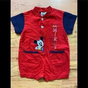 Vintage Disney Baby Mickey and Co. Romper
